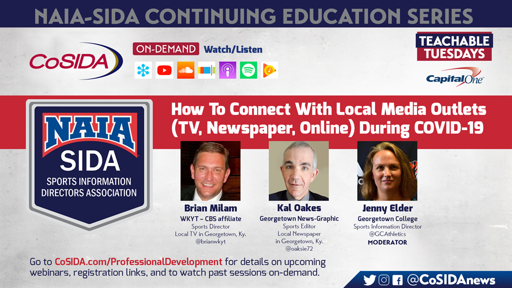 ON-DEMAND Webinar – NAIA-SIDA Series: How To Connect With Local Media Outlets During COVID-19